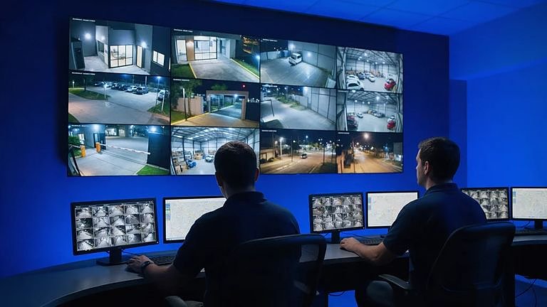 Operadores de INFORCE en el centro de monitoreo